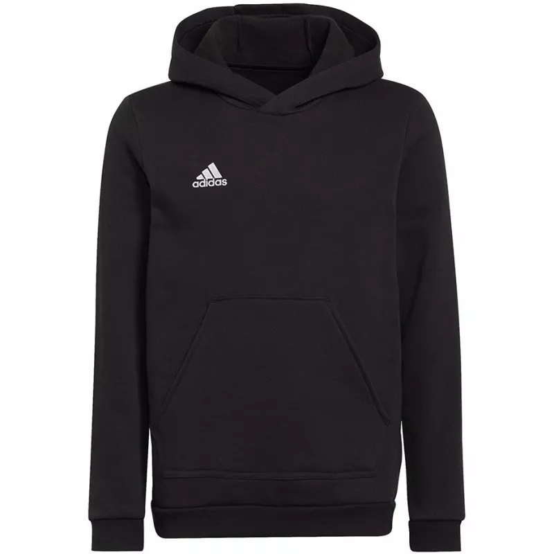 adidas Entrada 22 Kapuču sporta krekls bērniem Melns 128cm
