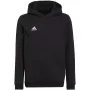 adidas Entrada 22 Kapuču sporta krekls bērniem Melns 128cm