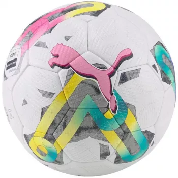 PUMA Orbita 2TB FIFA Quality Pro Futbola bumba Balta-Zaļa-Rozā 83775 01