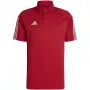 adidas Tiro 23 Competition Polo sarkans HI3049 M vīriešu T-krekls