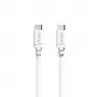 Hama USB-C uz USB-C kabelis, 2 m, 60 W Power Delivery, balts