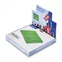 HAMA Football Mouse Pad Green/White 220x180mm Non-Slip Textile Surface Rubber Base