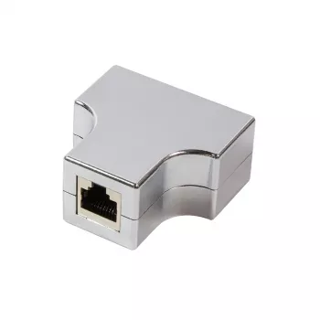 LogiLink T-Adapter tīkla sadalītājs RJ45 Cat5e 100 Mbps Melns MP0037