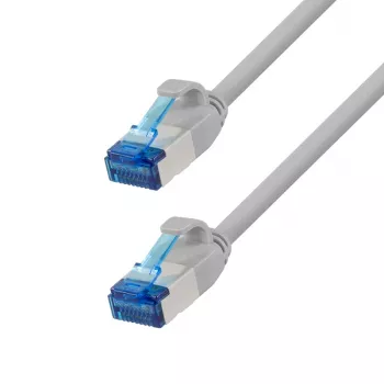 LogiLink Cat.6A Slim S/FTP LSZH Patch Cable, Pelēks, 7,5 m, SlimLine