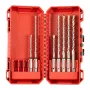 Milwaukee SDS Plus M2 āmura urbjmašīnas urbju komplekts, 7 gab. (5, 6, 8 x 110 mm; 6, 8, 10, 12 x 160 mm)