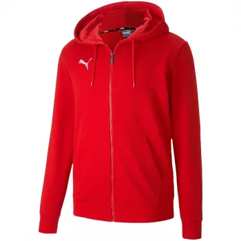 PUMA teamGOAL 23 Casuals Kapuce Jaka Sarkana 656708 01