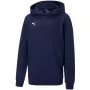 PUMA teamGOAL 23 Casuals Junior Hoody Peacoat Navy Blue 128