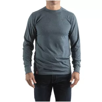 Milwaukee garām piedurknēm T-krekls zils XXL HTLSBLU-XXL
