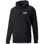 PUMA ESS+ Tape Hoodie FL Melns vīriešu kapuces džemperis, izmērs L