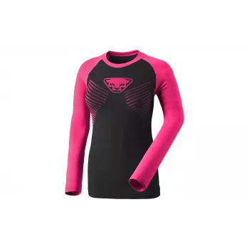Dynafit Speed Dryarn L/S Tee sieviešu gara piedurkne apakšveļa - Pink Glo, izmērs L