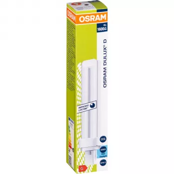 Osram DULUX D 26W/865 G24d-3 kompaktā dienasgaismas spuldze, dienasgaismas balta, 1800 lm, 2 kontaktu