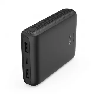 Hama Power Pack New Performance 10 10000 mAh Power Bank, 2 USB-C, USB-A, antracīts