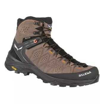 Salewa Alp Trainer 2 Mid GTX pārgājienu zābaki vīriešiem Wallnut/Fluo Orange UK 12 (EU 47)
