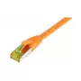 Synergy 21 S217687 Cat6A S/FTP Patch Cable, 1m, Orange, LSZH, 500MHz, 10Gbps