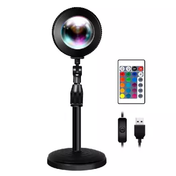 LOGILINK LED Saules rieta lampa, 5W, ar tālvadības pulti