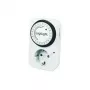 LogiLink Mehāniskais taimeru slēdzis ET0001, ikdienas programmējams, 16A/3680W, 230V, F tipa Schuko, balts