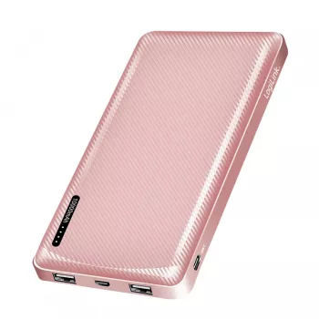 LogiLink Mobile Power Bank 10000 mAh LiPo USB-C PD Rozā