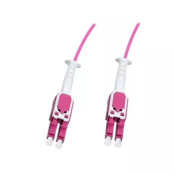 LogiLink Uniboot Push-Pull optiskās šķiedras savienojuma kabelis LC-LC OM4, 5,0 m