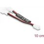 Delock Y-Splitter ventilatora kabelis 1x 2-pin ligzda uz 2x 2-pin kontaktdakša 10 cm