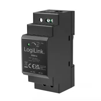 LogiLink PS0016 DIN sliedes barošanas bloks, 36 W 24 V