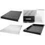 LogiLink 19 inch regulējams plaukts 1U 350mm dziļš gaiši pelēks SF0600G