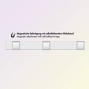 LogiLink LED apgaismojums zem skapja ar PIR sensoru, īpaši plāns, 400mm, 160lm, silts balts