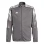 adidas Tiro 21 Bērnu treniņjakas Grey Four GM7311 Izmērs 116 cm