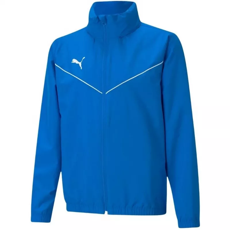 Puma teamRISE visu laikapstākļu jaka junioriem Peacoat