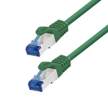 LogiLink Cat.6A S/FTP LSZH ielāpu kabelis, CCA, zaļš, 10 m, EconLine