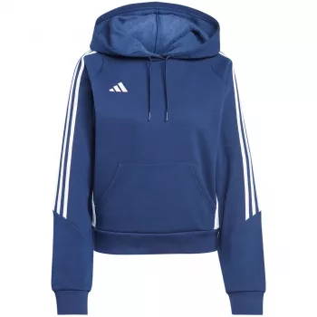 adidas Tiro 24 sieviešu kapuces sporta krekls tumši zils IR7507