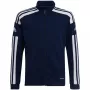 adidas Squadra 21 Treniņu pilna rāvējslēdzēja sporta krekls tumši zils, jauniešiem 152cm