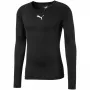 Puma Liga Baselayer Tee LS vīriešu gara piedurkņu kompresijas T-krekls melns 655920 03 S