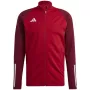 adidas Tiro 23 Competition Training vīriešu treniņu sporta krekls sarkanā krāsā HE5650