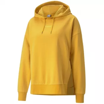 PUMA sieviešu HER Hoodie TR Pale Lemon brīvs piegulums