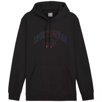 PUMA ESS+ Logo LAB Gradient Hoodie FL Melns 681775 01 L