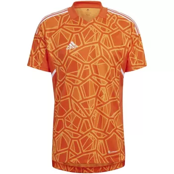 ADIDAS vīriešu Condivo 22 vārtsargu krekls ar īsām piedurknēm, Solar Orange HB1621