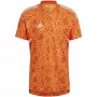 ADIDAS vīriešu Condivo 22 vārtsargu krekls ar īsām piedurknēm, Solar Orange HB1621
