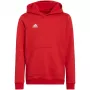 Adidas Entrada 22 bērnu kapuce sarkanā H57566 128cm