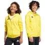 adidas Entrada 26 Bērnu rāvējslēdzēja kapuce Dzeltena KH1777 152cm