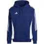adidas Tiro 24 Sviedru kapuce zilā IR7546 vīriešu futbola kapuce