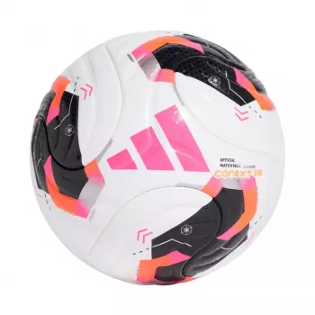 adidas Conext 26 Pro Match Futbols 5. izmērs Balts Rozā Melns KE5866