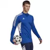 adidas Condivo 22 vīriešu treniņu sporta krekls ar rāvējslēdzēju 1/2, zili-balti HA6271
