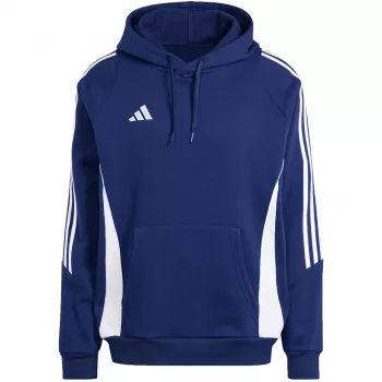 adidas Tiro 24 Sviedru kapuce zilā krāsā IR7546 vīriešu futbola treniņu kapuce
