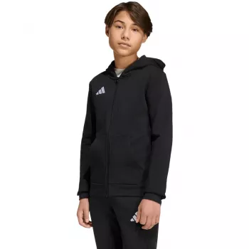adidas Entrada 26 Pilna rāvējslēdzēja kapuce bērniem Melna 128cm
