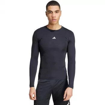 adidas Techfit gara piedurkņu treniņu krekls vīriešiem, melns, L