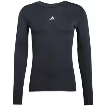 adidas Techfit gara piedurkņu treniņu krekls vīriešiem, melns, L