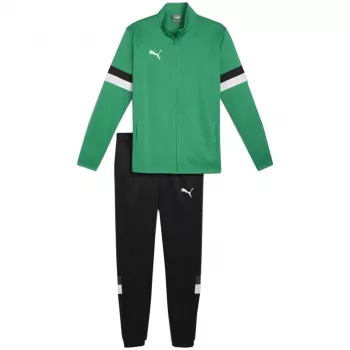 PUMA vīriešu Team Rise treniņtērps Pepper Green un Puma Black, izmērs S