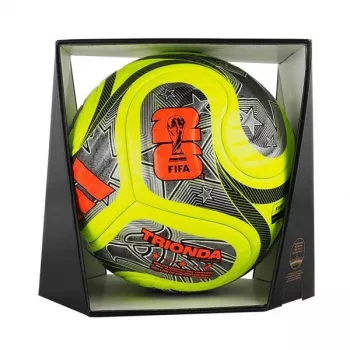 adidas World Cup 26 Trionda Pro ziemas futbola bumba 5. izmērs, zaļa/melna/sudraba JD8023