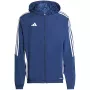 adidas Tiro 24 vīriešu treniņu jaka tumši zilā krāsā IM8812