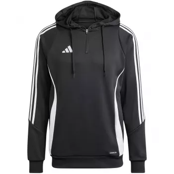 adidas Tiro 24 treniņu kapuces sporta krekls vīriešiem, melns IJ9957